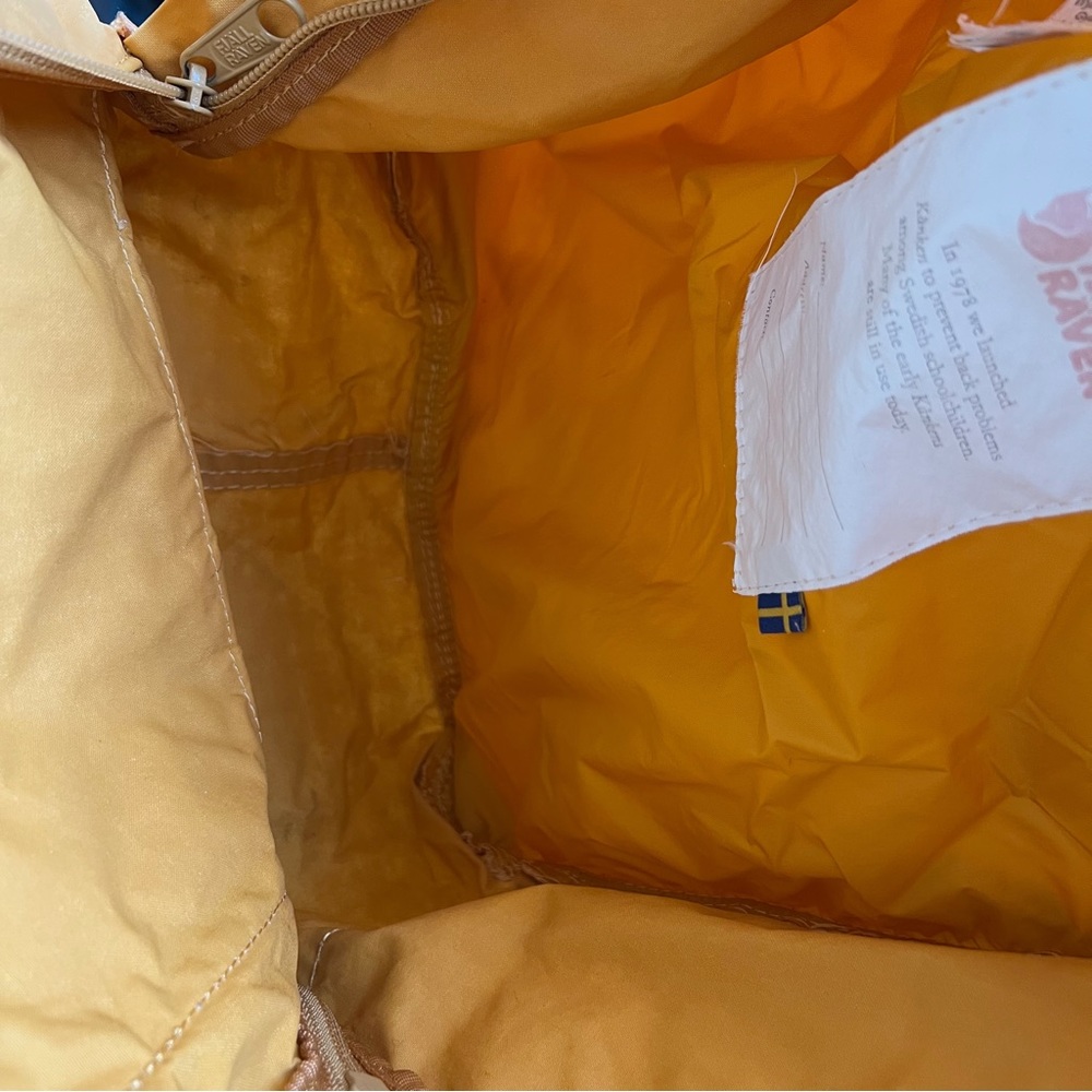Fjallraven Kanken Backpack - Mustered Yellow - Picture 5 of 13